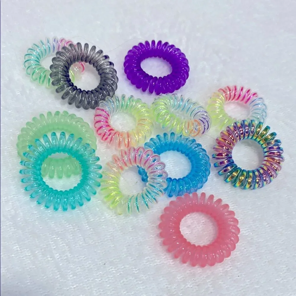Girls Pastel Stretch Choker and Hair Tie Set